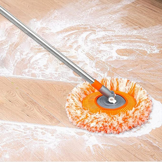 Orange Colour 360° Rotatable Adjustable Cleaning Mop