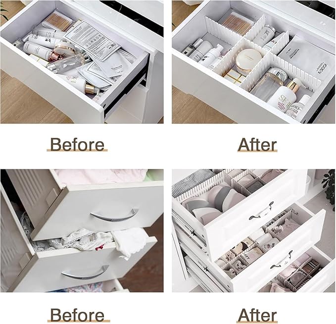 Strips Interlocking Self Assembly Plastic Drawer