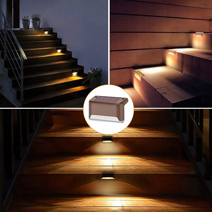 Solar Step LED Waterproof Lighting for Outdoor Deck
