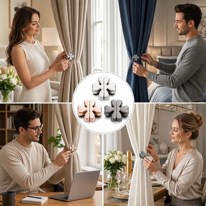 Clover Shape Curtain Holders