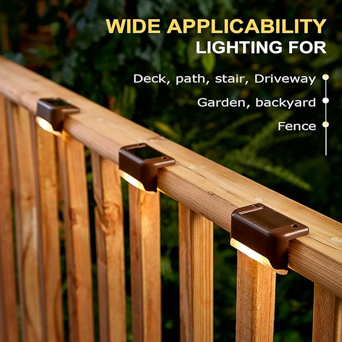 Solar Step LED Waterproof Lighting for Outdoor Deck