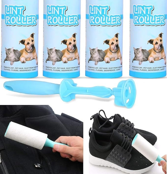 Sticky Lint Remover Roller Set of 1 Refill Rolls 60 Sheets