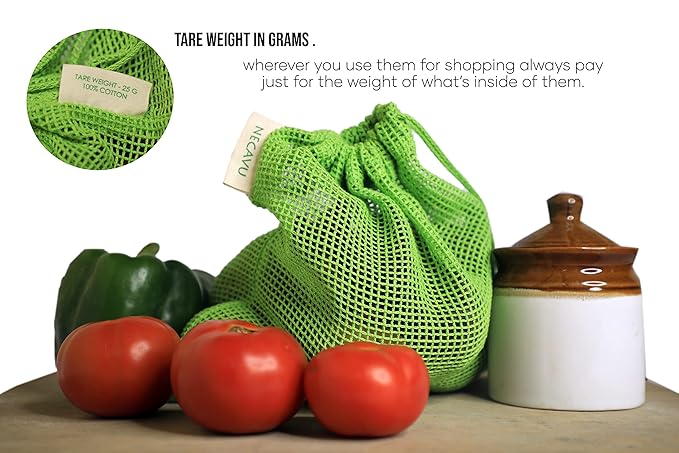 100% cotton set of 6 fridge bag