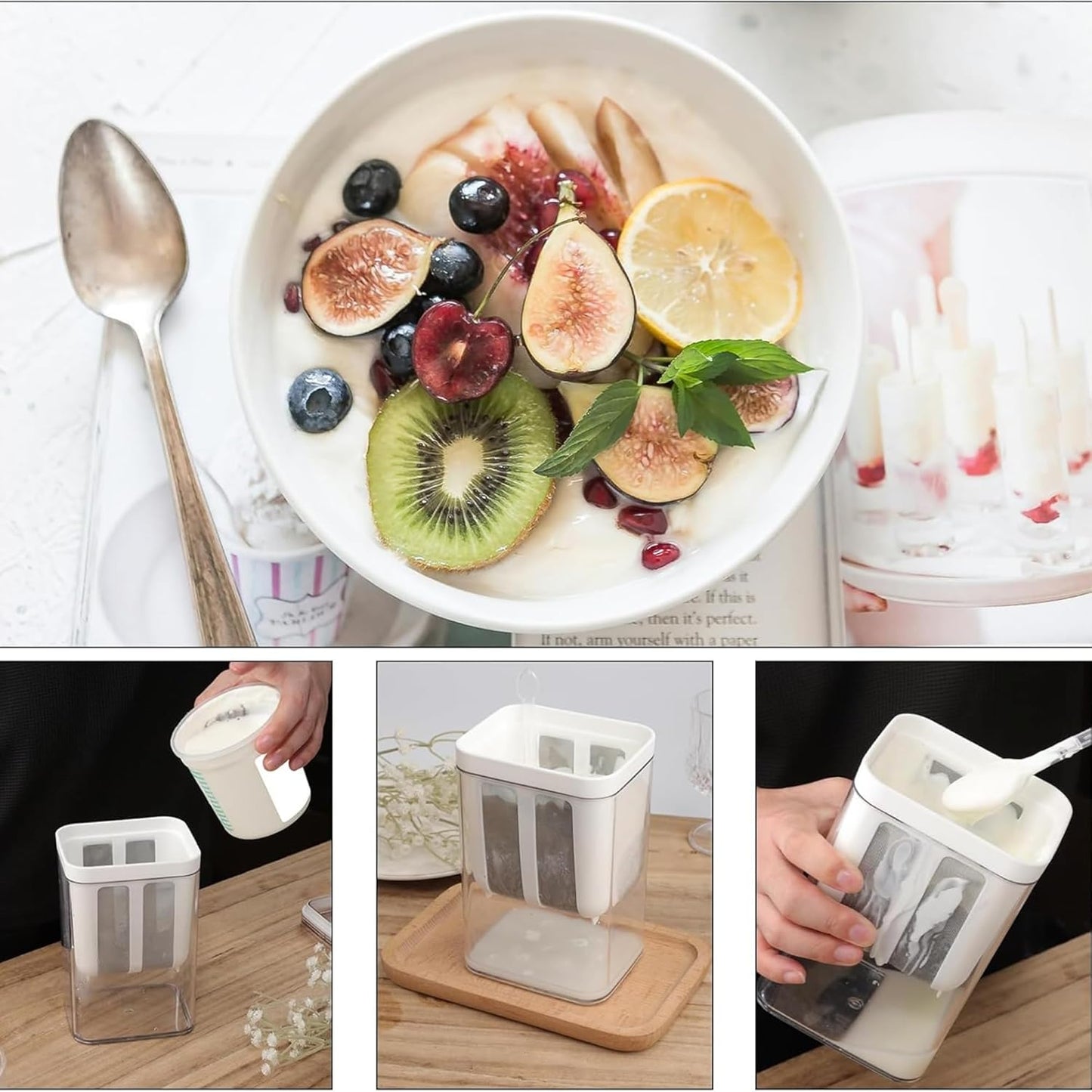 Multifunctional yoghurt Filter Pack Of 1