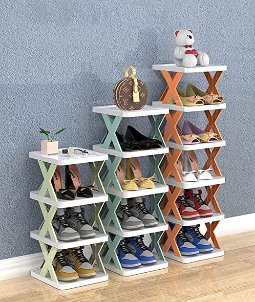 6 Layer Shoe Rack,Stackable Shoe Storage Organizer