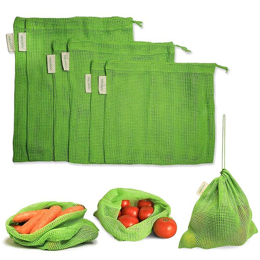 100% cotton set of 6 fridge bag