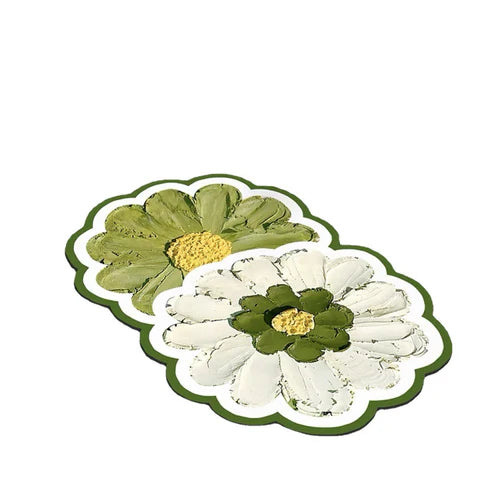 Washable Oval Floor Bath Mat for Bathroom