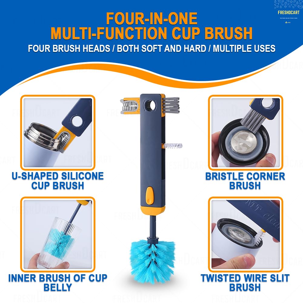 4-in-1 Water Bottle Cleaning Brush