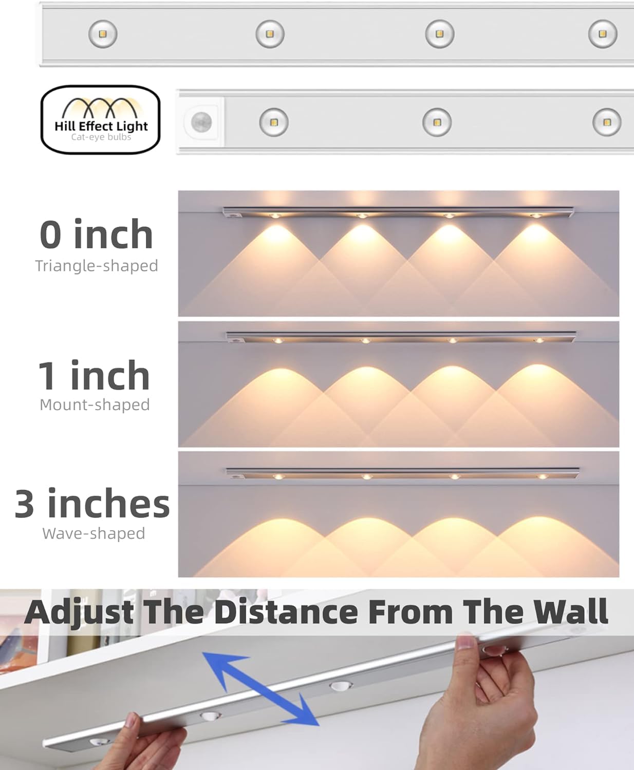 Multipurpose cabinet lights (Usb rechargeable, Motion sensor)