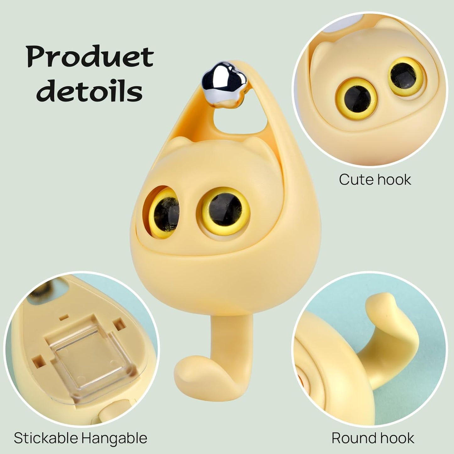 Multipurpose cat eye hooks