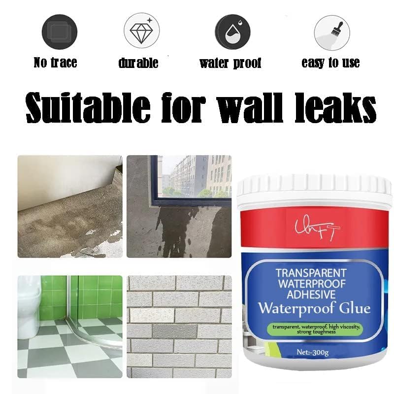 Waterproof Transparent Crack Seal Glue with brush