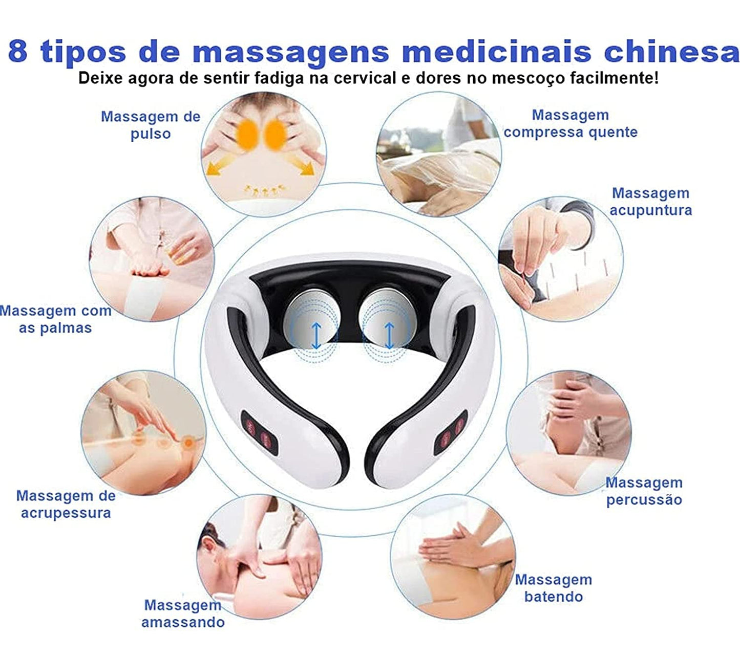Neck Cervical Massager Impulse Treatment Massage Device