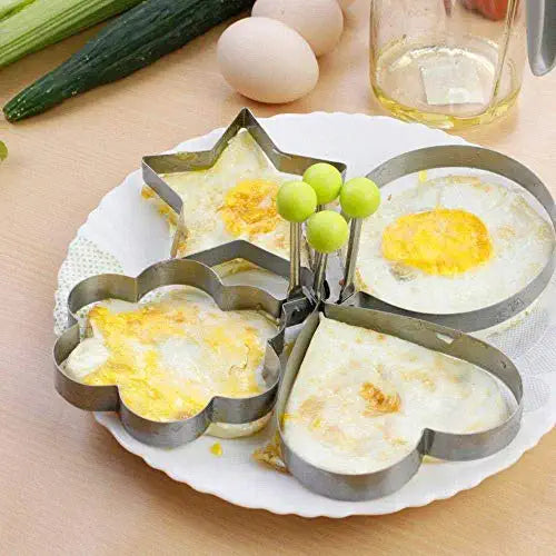 4pcs Stainless Steel Omelette Mould