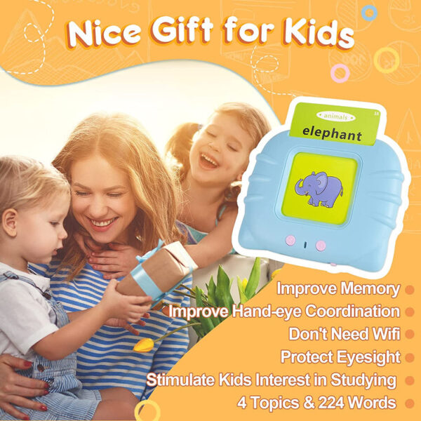 Premium Quality Talking Flash Cards for Early Educational Learning Toy