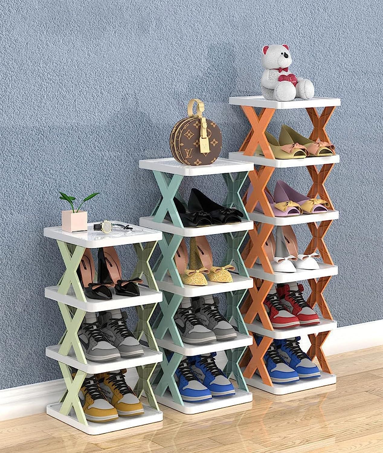 Shoe Rack 5 Layer Shoes Organizer (Multicolor)